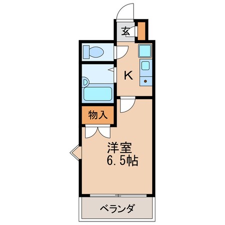 セントラルホーム千早の物件間取画像